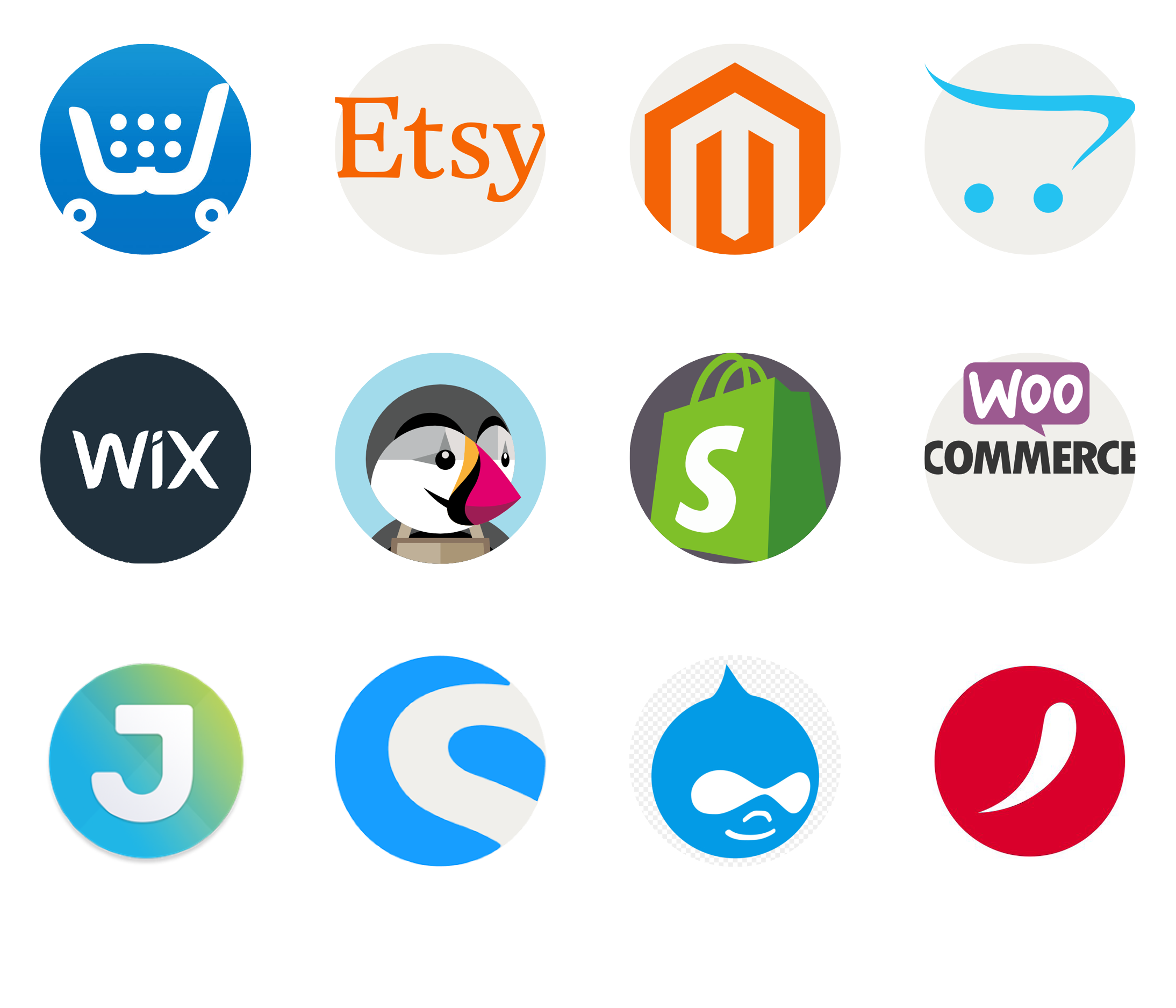 Logos E-commerce Anbieter